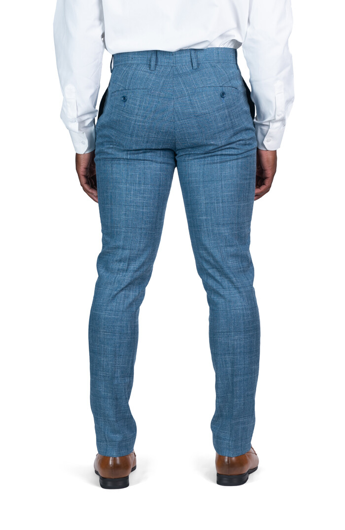アプレッセ23AW Tweed Two Tuck Trousers /NAVY A.PRESSE - アプレッセ23AW Tweed Two Tuck Trousers (23AAP-04
