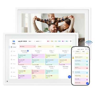 10.1 Inch WiFi Digital Calendar Smart Touchscreen Interactive Display for Family