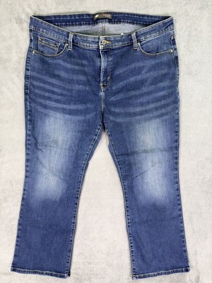 Levis 512 Jeans Womens Plus 22W Blue Bootcut Perfectly Shaping Mid Rise Stretch