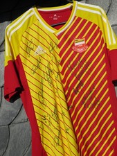 Chojniczanka Chojnice (Polska) Oryginalna koszulka Podpisana kadra rozm. M Adidas 