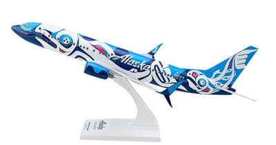 NEW SkyMarks Alaska Airlines 737-800 ''Salmon People'', 1/130 Scale - SKR1136