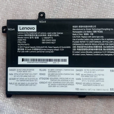 Lenovo ThinkPad 14” T14 Gen 2i Battery 11.52V 51Wh 4345mAh