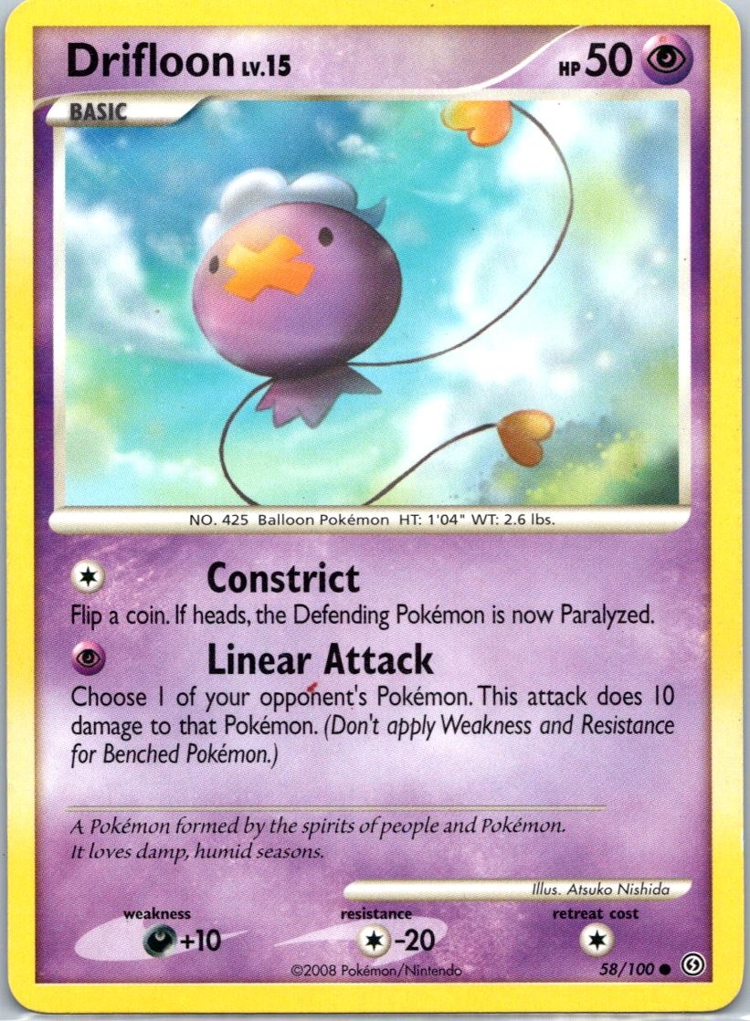 Drifloon 58/100 Common Stormfront 2008 LP