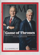 Time August 3, 2015 George W. Bush and Bill Clinton, Gang Members in El Salvador