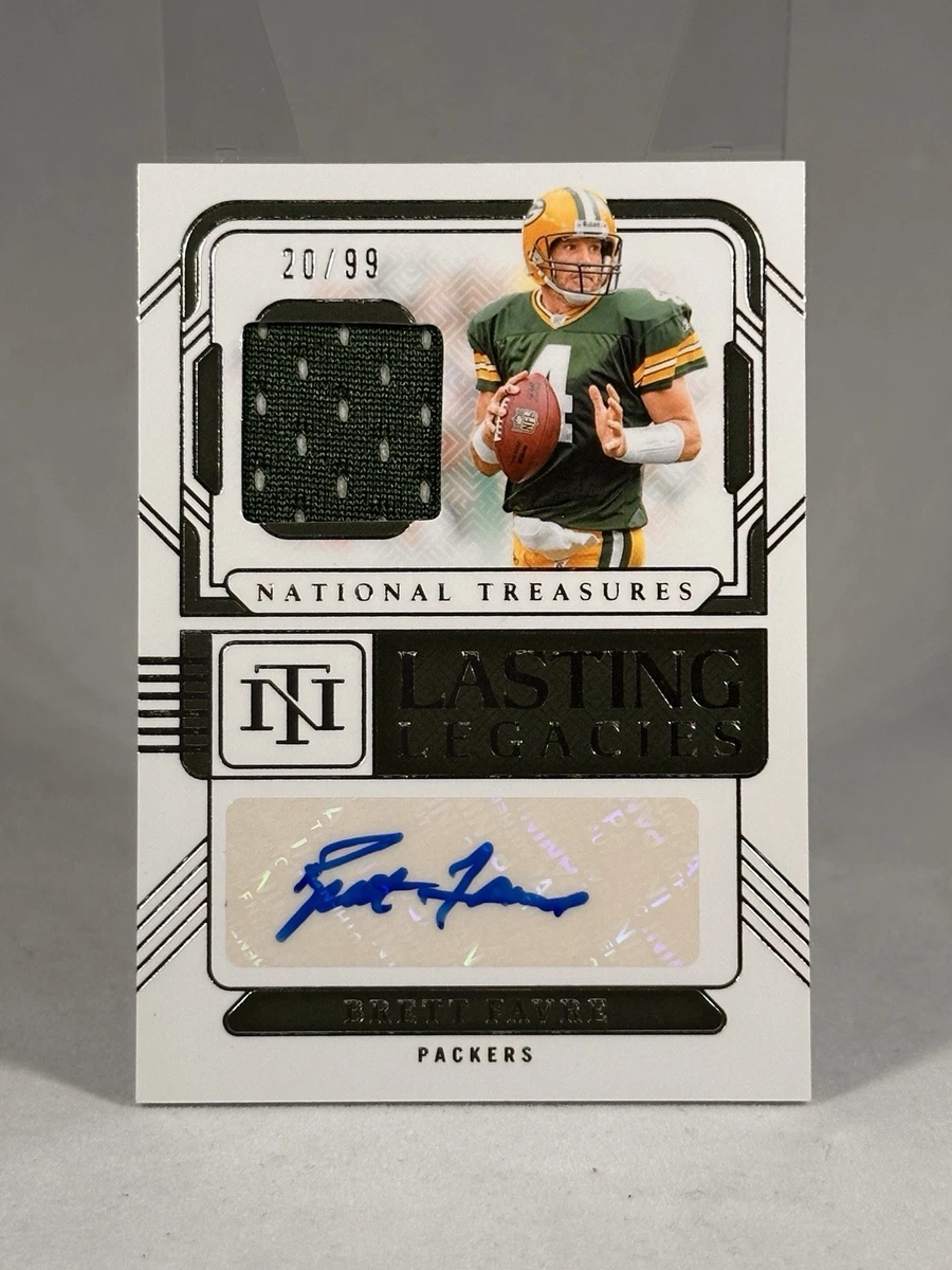 Panini Brett Favre Football Autographed Sports Trading Cards