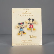 Hallmark Keepsake Mickey Minnie Jumping For Joy New