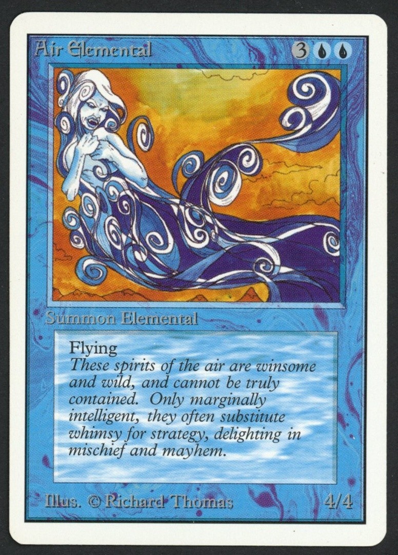 ***Unlimited Air Elemental*** MTG Unlimited Magic Kid Icarus
