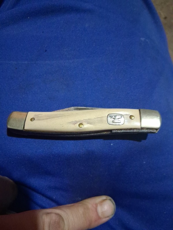 VINTAGE TWO BLADE ANVIL PROV R.I. U.S.A. POCKET KNIFE - COLONIAL KNIFE