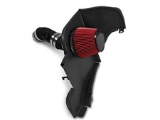 Cold Air Intake With Heatshield For 2011-2014 Ford Mustang 3.7l V6 Wrinkle Black