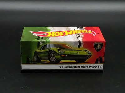 Hot Wheels Collectors RLC 1971 Lamborghini Miura P400 SV Green