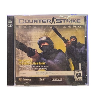 Counter-Strike: Condition Zero (PC, 2004) CD-ROM w/ Key - Clean Discs!