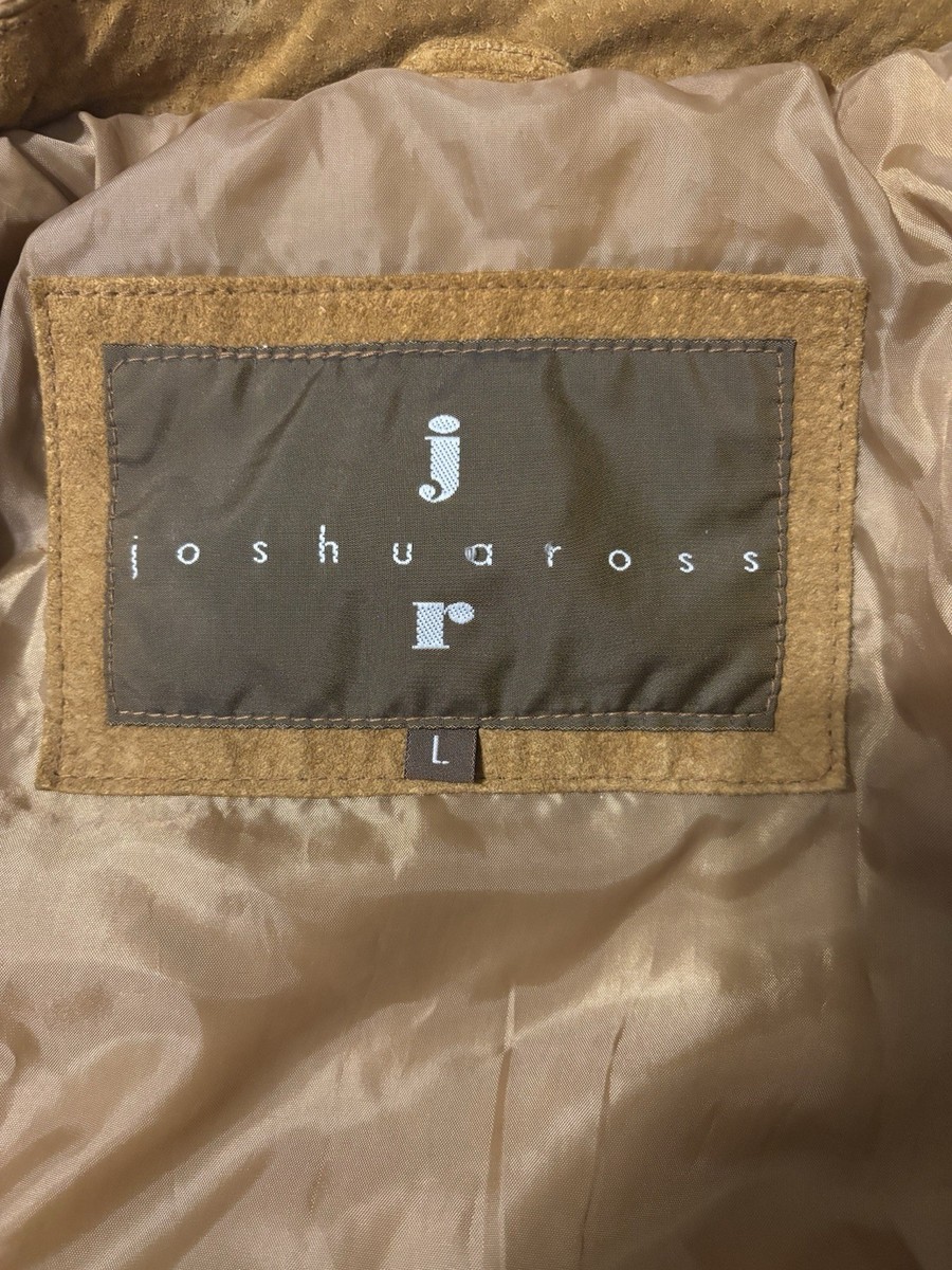 Men’s Large Leather Joshua Ross 6 Pocket Jacket excellent condition View 4