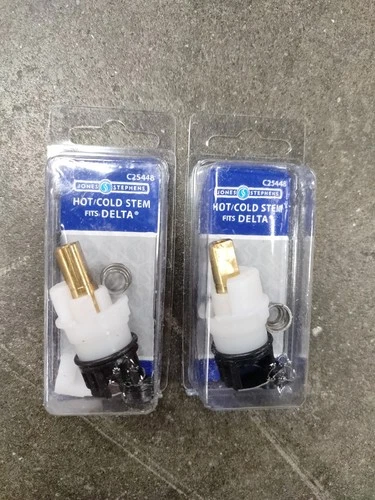 2 Pack - Jones Stephens C25448 2-HDL BRASS STEM F/ DELTA - Picture 1 of 2