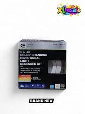 Commercial Electric 91918 4" LED Canless Recessed Light Adj CCT White Trim