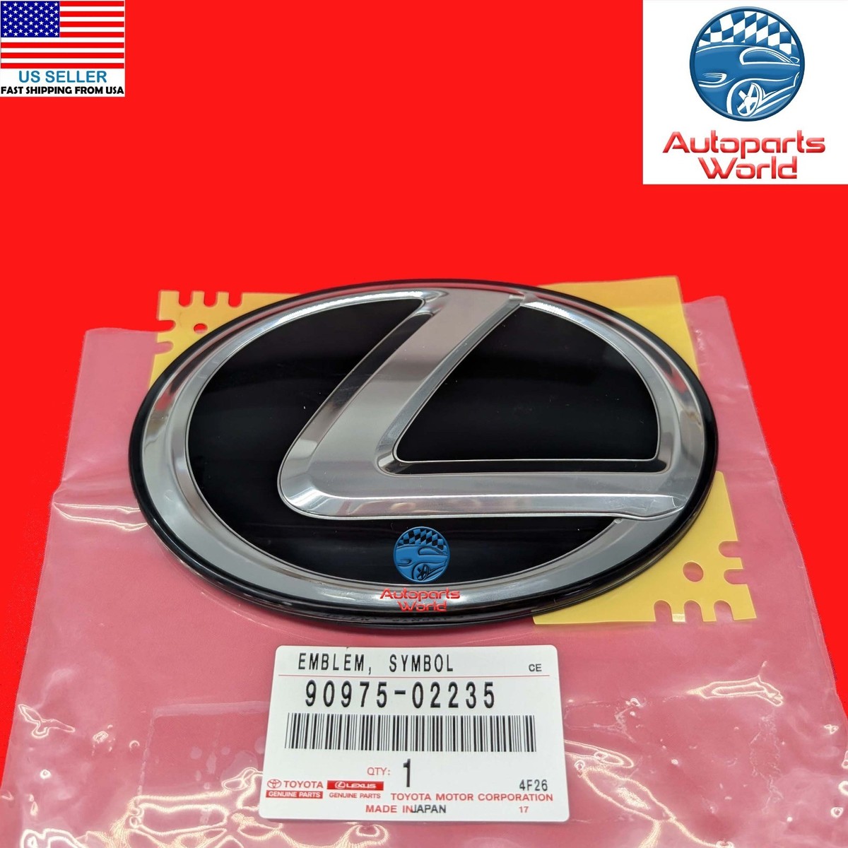 NEW GENUINE OEM LEXUS 2020-2023 GX460 REAR BACK DOOR SYMBOL EMBLEM