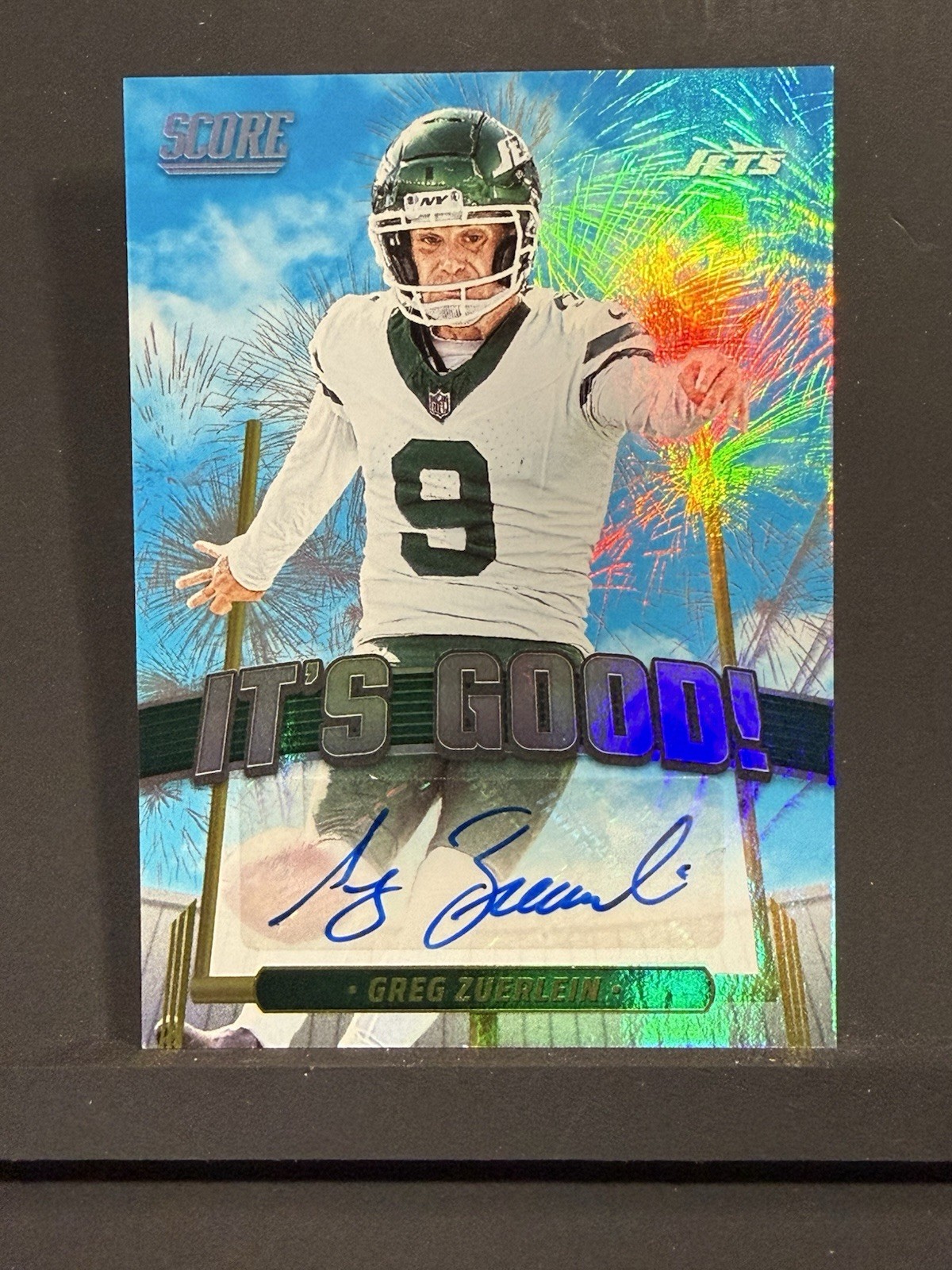 2025 Score It's Good! Graphs #29 Greg Zuerlein AUTO JETS