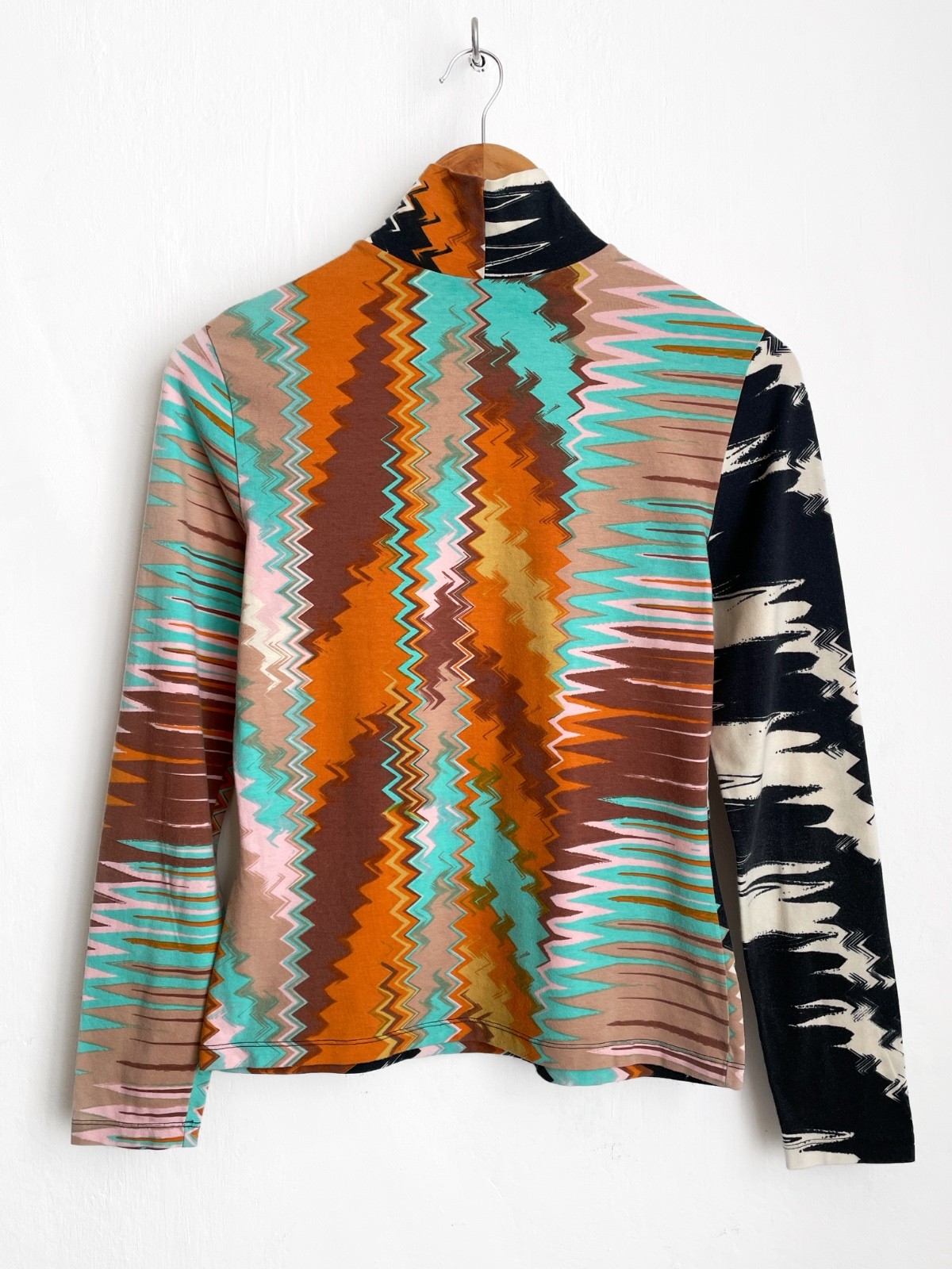Missoni Multicolor Zigzag Pattern Long Sleeve Top… - image 8