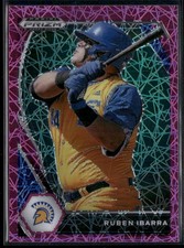 2021 Panini Prizm Draft Picks Ruben Ibarra #PDP119 Pink Velocity Prizm
