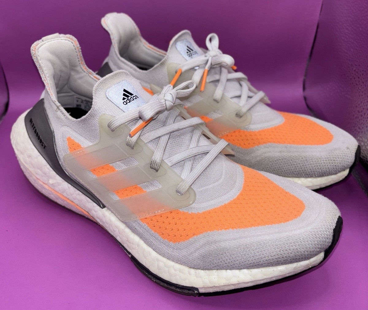 adidas gazelle silver green womens adidas ULTRABOOST 21 Running Shoes | Grey Three
