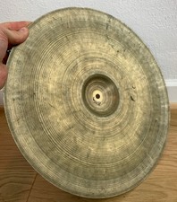 A AVEDIS ZILDJIAN 16" Hand Marching Crash Hi-Hat Cymbal 50s Stamp 1598g Heavy US