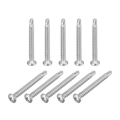 #8-1-1/2'' 120pcs Phillips General Purpose Self Tapping Screws