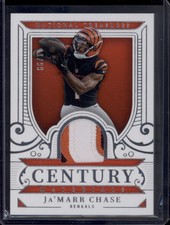 2025 National Treasures Ja'Marr Chase Century Materials Patch 3-Color /99