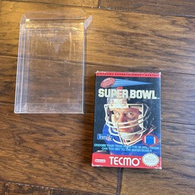 VTG NES 1991 Tecmo Super Bowl Nintendo Game with Box Dust Sleeve Japan NFL