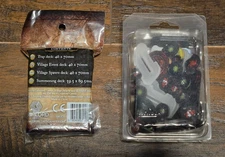 Village Attacks Board Game Kickstarter Premium Sleeves and Acrylic Tokens