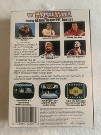 WWF WrestleMania Nintendo NES completo CIB completo di scatola testato Hulk Hogan