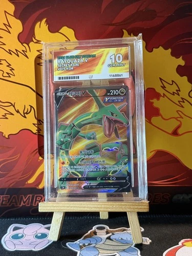 Rayquaza V Secret Rare Ace 10 - Korean