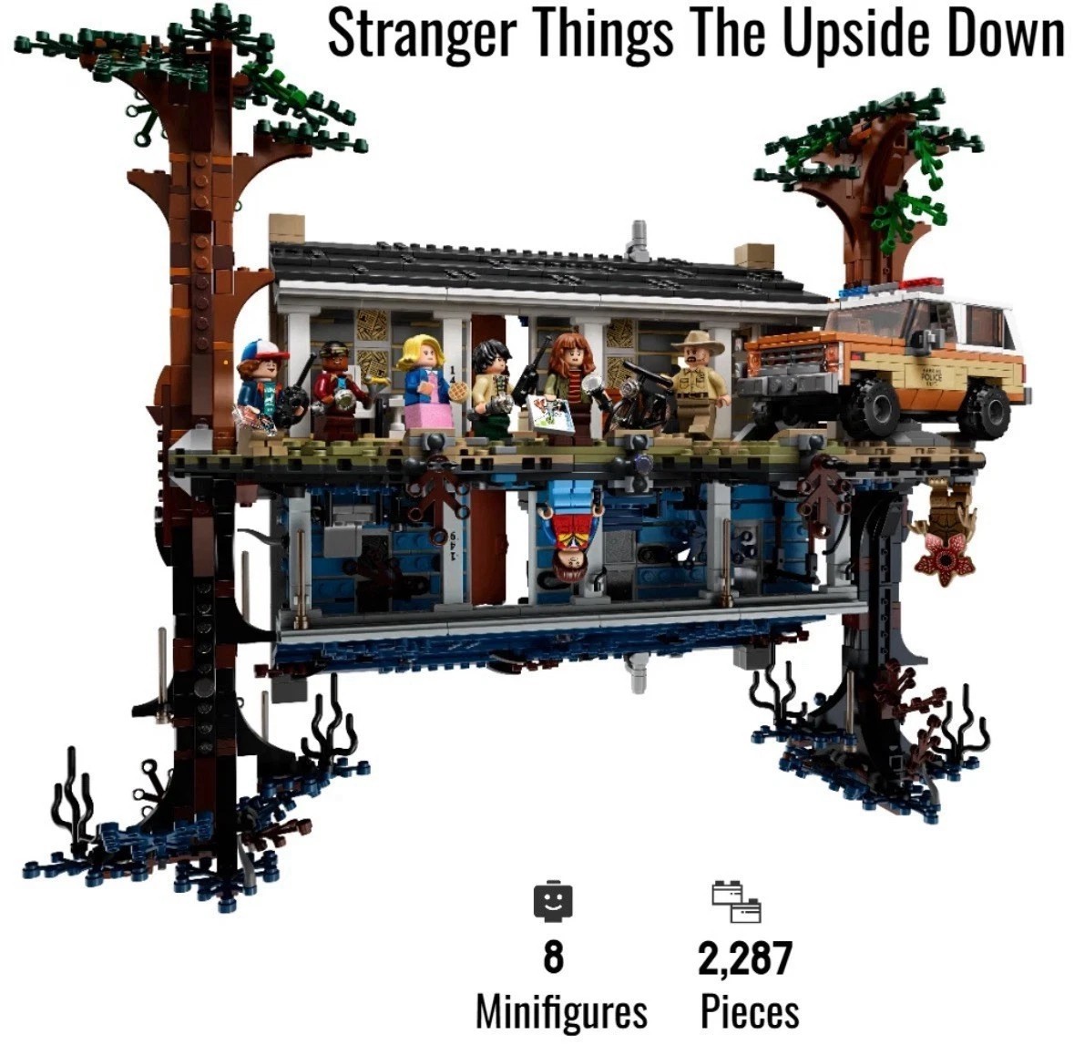 NEW Stranger Things The Upside Down 2,287 Pieces Building Toy Blocks Set