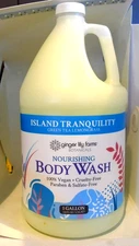 Ginger Lily Farms Botanicals Nourishing Body Wash, Island Tranquility 1 Gallon