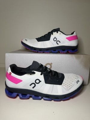 On Cloud Cloudflash White Indigo Colorblock Mesh Low Top Women's 5.5 Sneaker