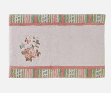 Bath Mat Cotton Bath Rug Decorative Bathroom Decor butterfly Garden Collection