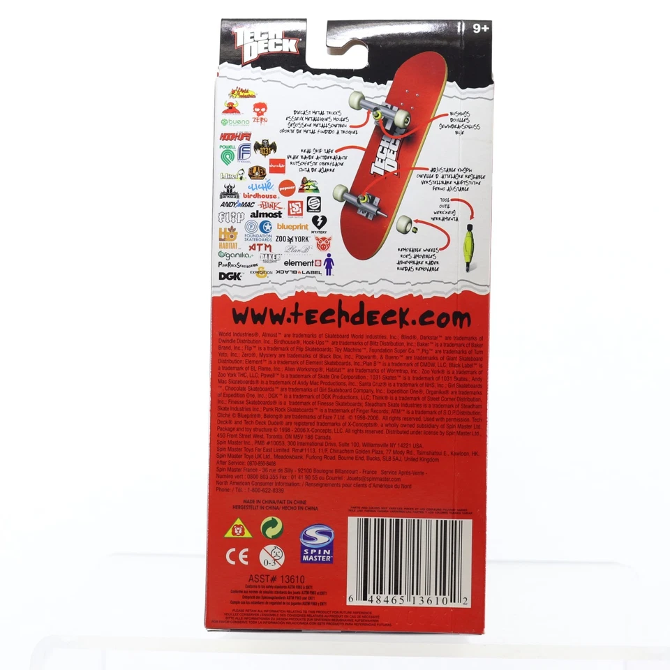 Tech Deck Flip 4 Pack Skateboard 96mm New NIP 2006 - Image 2 of 2