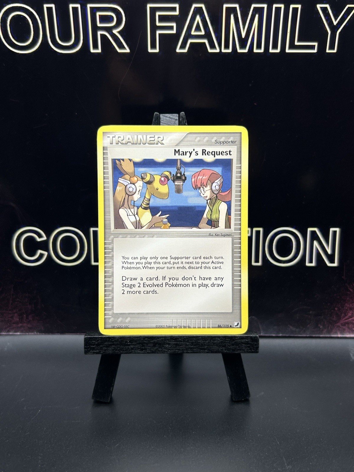 Pokemon Card - Mary's Request Unseen Forces 86/115 Regular LP