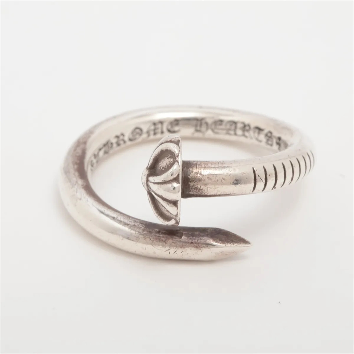 Chrome Hearts nail cross ball Ring 925