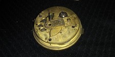 R G BEESLEY LIVERPOOL FUSEE POCKET WATCH With Dust Cover Not Working
