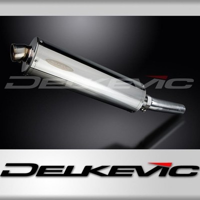 Honda CBF600S CBF600N 2004-2007 Auspuff Schalldämpfer 450mm Oval Edelstahl