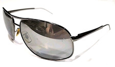 Ray Ban No Tips Large Gunmetal Wrap Polarized Sunglasses 54-15 3P Italy