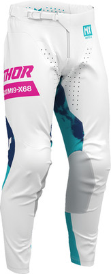 Thor LAUNCHMODE Bleach Pants - White/Aqua - US 34 2901-12315
