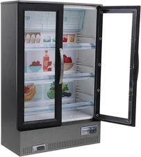 1:12 Scale Dollhouse Double Door Refrigerator Miniatures Kitchen Accessories