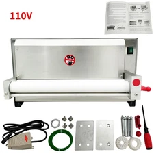 110V Electric Pizza Dough Roller Sheeter 3.9"-15.7" Pastry Press Making Machine