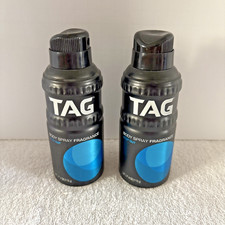 TAG Step Out Body Spray Fragrance Discontinued Very Rare Pack of 2 4oz. cans