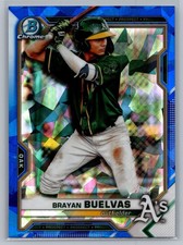 2021 Bowman Draft Sapphire Edition #BDC-39 Brayan Buelvas
