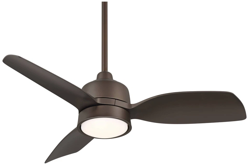 Ventilador de techo húmedo LED bronce imperial 36" Casa Vieja Verdin con control remoto Foto 2 de 4