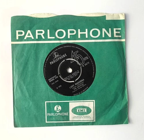 The Beatles - Lady Madonna - UK 1968 R 5675  7 inch single NM