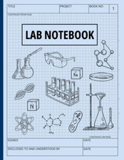 Lab Notebook: 5x5 Quad Ruled Laboratory Graph Paper Notebook, 8.5 x 11, for...