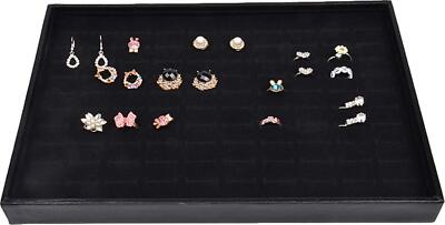 100 Slot Ring Inserts Jewelry Tray Showcase Display Organizer Holder Storage Box