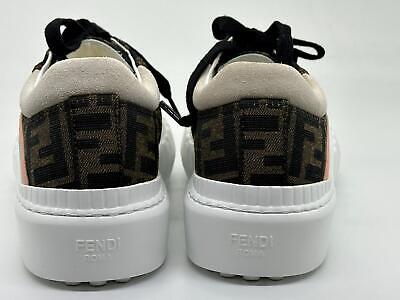 Fendi FF Jacquard Low-Top Sneakers